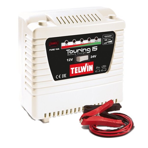 TELWIN TOURING 15 φορτιστής – συντηρητής  TELWIN TOURING 15 φορτιστής – συντηρητής