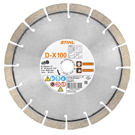 Διαμαντόδισκος, D-X100 Ø 230mm Διαμαντόδισκος, D-X100 Ø 230mm