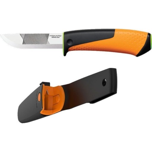 Fiskars Μαχαίρι Βαρέως Τύπου Με Λίμα Και Ακονιστήρι Fiskars Μαχαίρι Βαρέως Τύπου Με Λίμα Και Ακονιστήρι