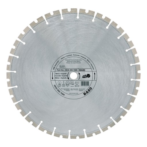 Διαμαντόδισκος D-BA80 Ø 300mm/12'' Διαμαντόδισκος D-BA80 Ø 300mm/12''