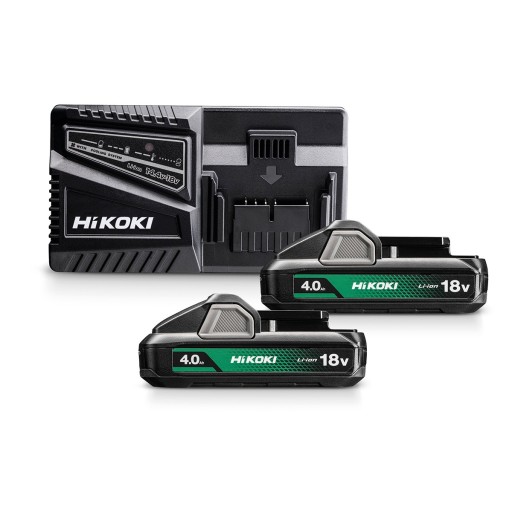 Hikoki 3 x μπαταρίες BSL1840M 18V 4,0Ah, 1 x φορτιστής UC18YFSL Hikoki 3 x μπαταρίες BSL1840M 18V 4,0Ah, 1 x φορτιστής UC18YFSL
