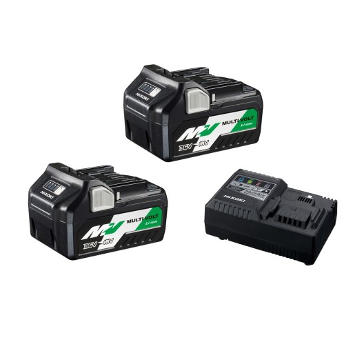 Hikoki 2 x Μπαταρίες 36V 2,5 Ah / 18V 5,0 Ah, 1 x φορτιστής UC18YSL3 Hikoki 2 x Μπαταρίες 36V 2,5 Ah / 18V 5,0 Ah, 1 x φορτιστής UC18YSL3