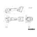 Metabo 18 Volt Γωνιακός Τροχός Μπαταρίας W 18 L BL 9-125 (Μόνο σώμα) Metabo 18 Volt Γωνιακός Τροχός Μπαταρίας W 18 L BL 9-125 (Μόνο σώμα)