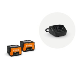 Starter Set με 2x μπαταρίες AK 20 και φορτιστή AL 101