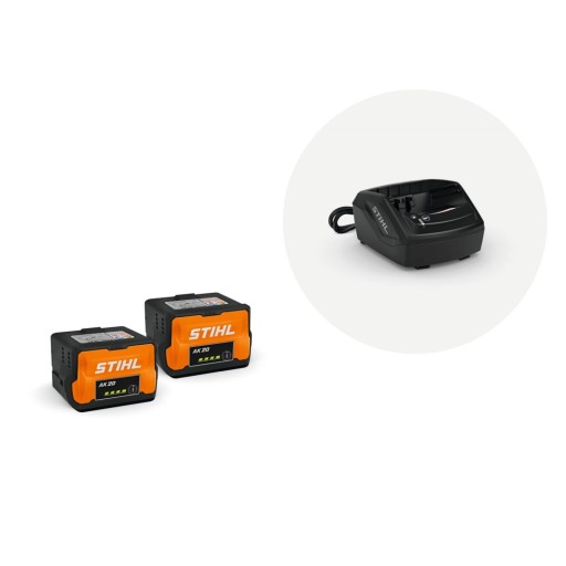 Starter Set με 2x μπαταρίες AK 20 και φορτιστή AL 101