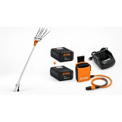 Ελαιοραβδιστικό STIHL SPA 130 MΕ 2 ΜΠΑΤΑΡΙΕΣ AP30  & ΦΟΡΤΙΣΤΗ AL101 & ΘΗΚΗ ΜΕ ΚΑΛΩΔΙΟ ΣΥΝΔΕΣΗΣ 