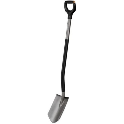 Fiskars Πατόφτυαρο Αιχμηρό Spade Grey με Εργονομική Λαβή